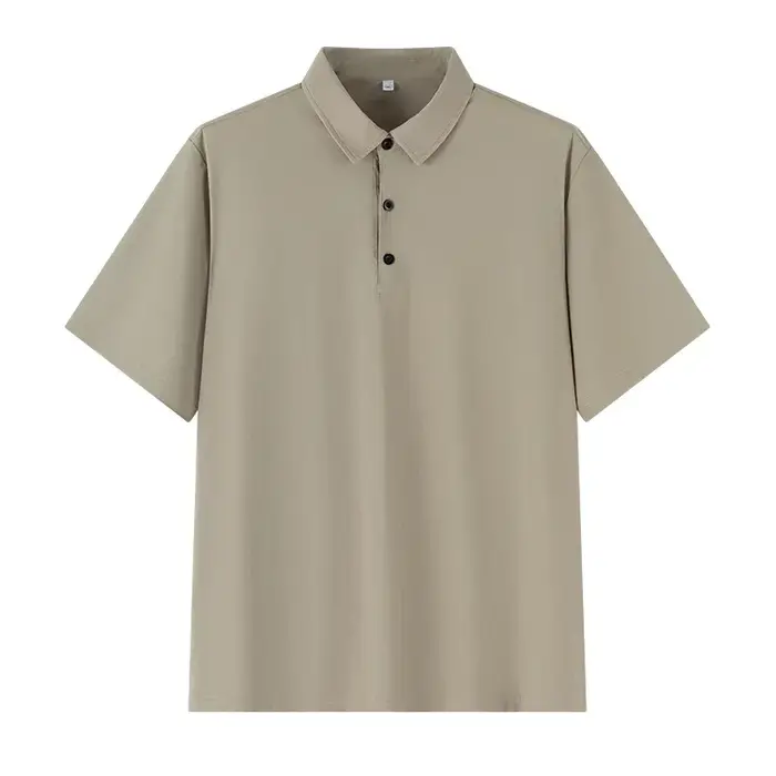 1XL-7XL grande taille hommes POLO décontracté glace soie sans couture à manches courtes haute qualité