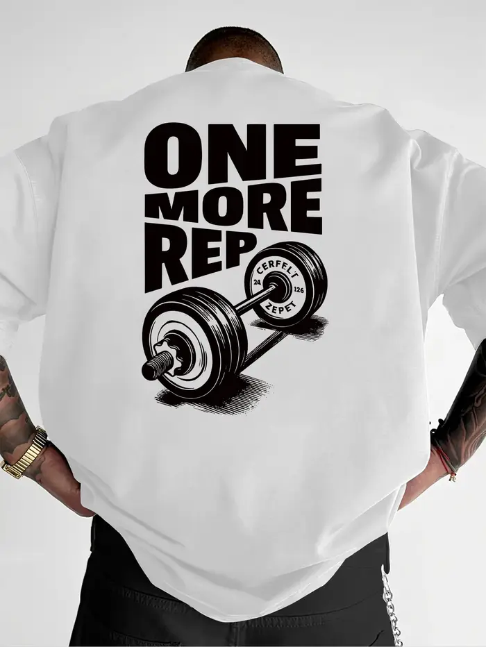 T-Shirt homme Vintage drôle entraînement de gymnastique une plus REP haltérophilie femmes Streetwear