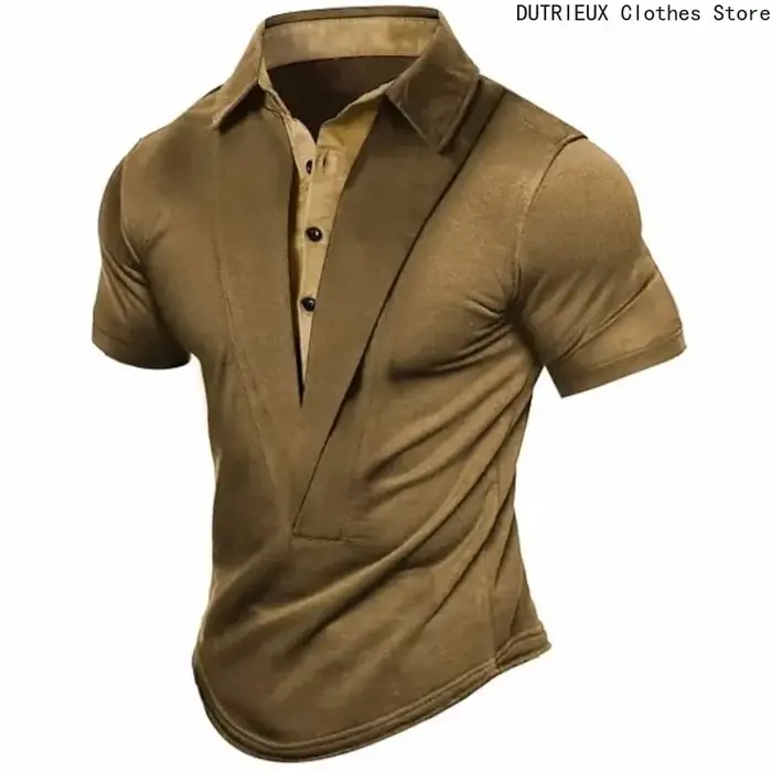 T-shirt à manches courtes pour hommes pour l'été
