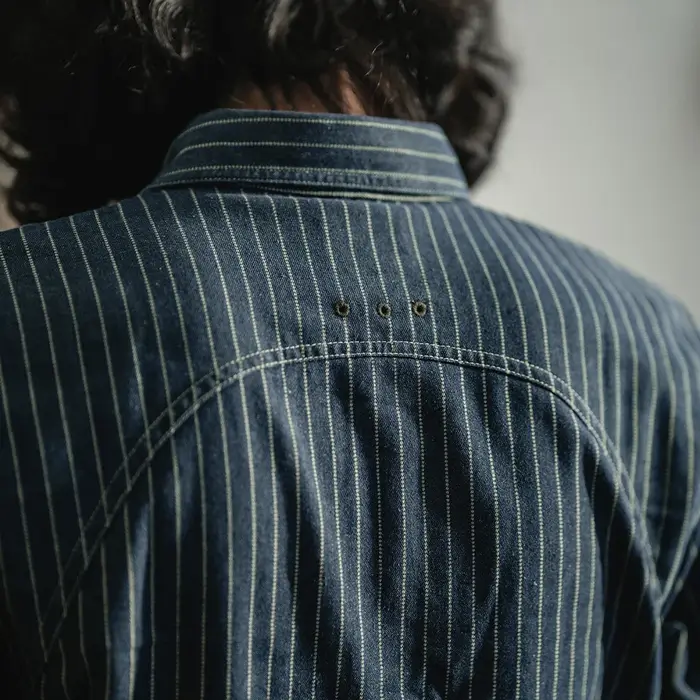Wabash-Chemise rayée à pois pour homme
