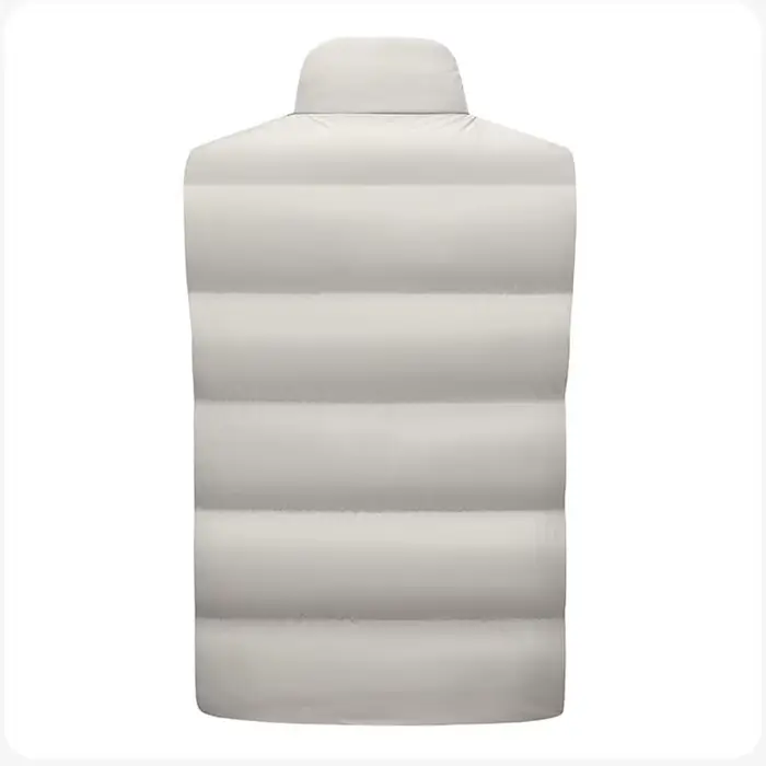 Gilet sans manches personnalisé avec fermeture éclair pour homme