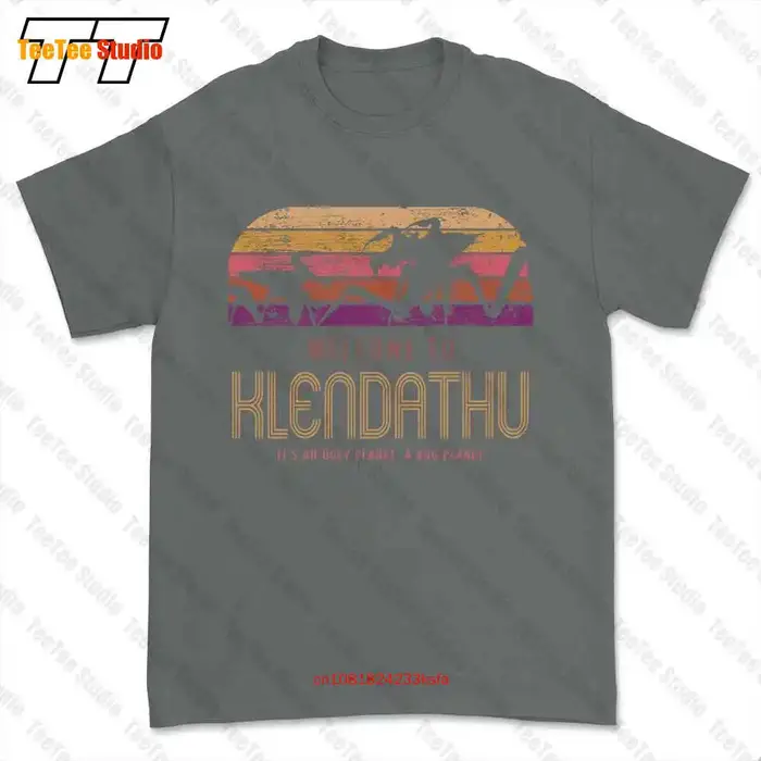 T-shirt Parodie Welcome To Klendathu A Bug Planet, Starship Troopers Tee, 4BY6