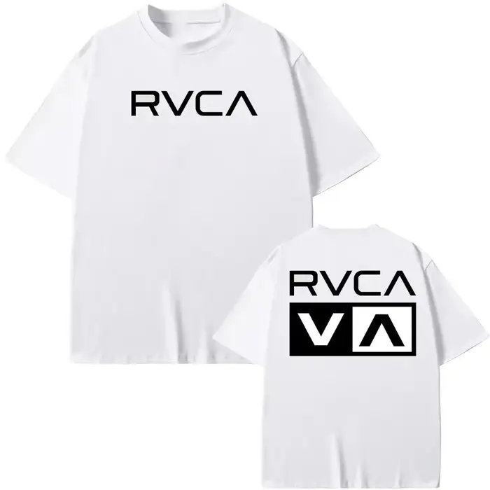 T-shirt RVCA noir en coton pour homme