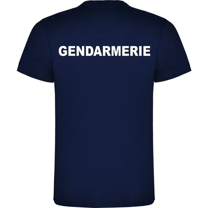 Gendarmerie française armée militaire hommes T-Shirt à manches courtes décontracté 100% coton chemise
