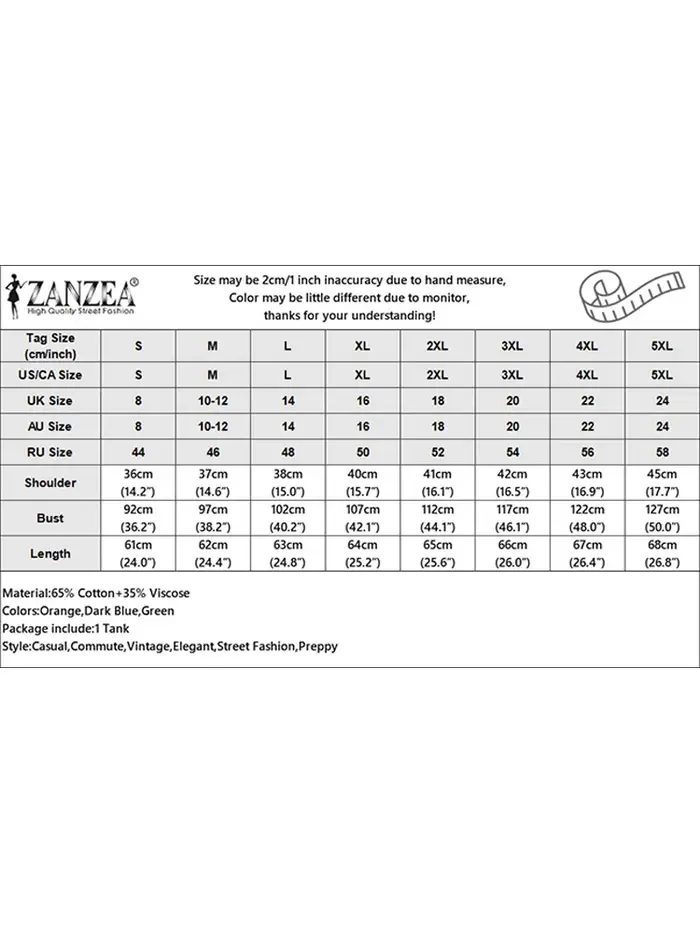 ZANZEA femmes points débardeurs 2024 été sans manches Camis Blouse mode coréenne col rond chemise décontracté ample col