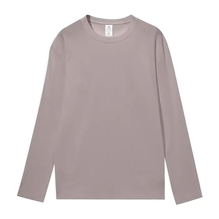 T-shirt manches longues en coton pour hommes et femmes