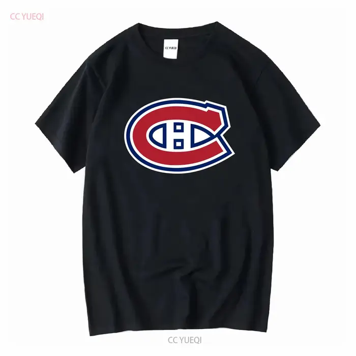T-shirt unisexe respirant et extensible avec logo des Canadiens de Montréal, style vintage américain