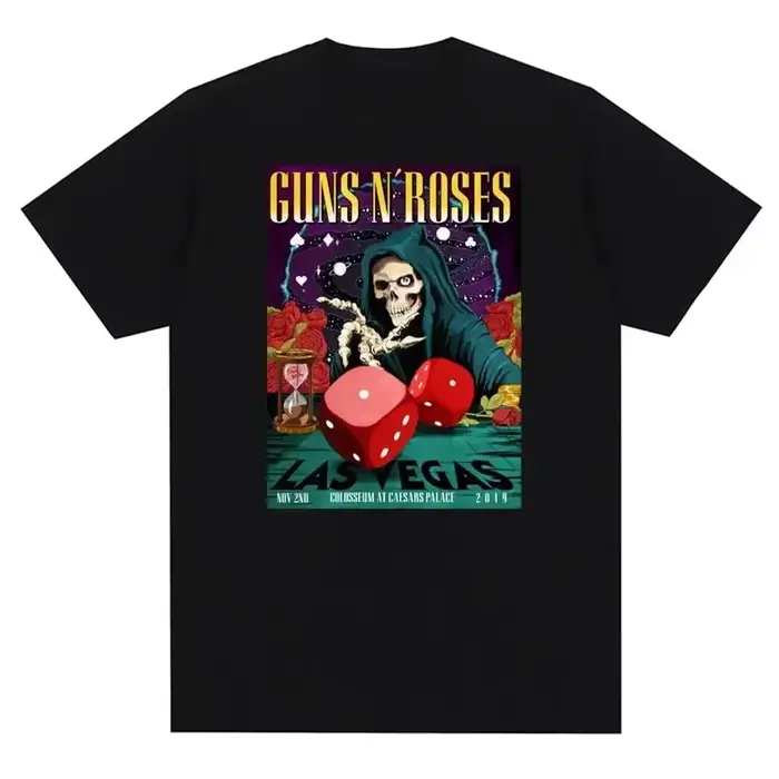 T-shirt à imprimé graphique Guns N Roses