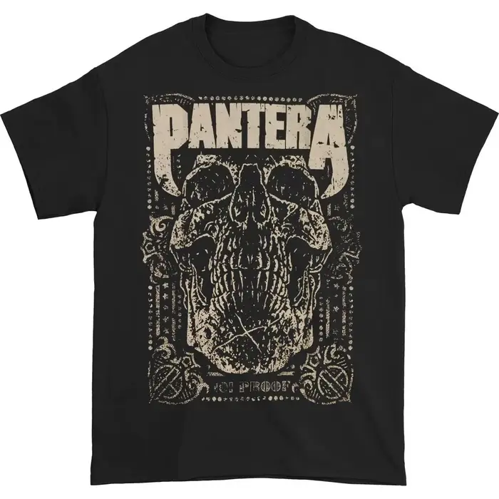 Pantera band 100% coton 101 preuve album graphique t-shirt hommes femmes unisexe surdimensionné