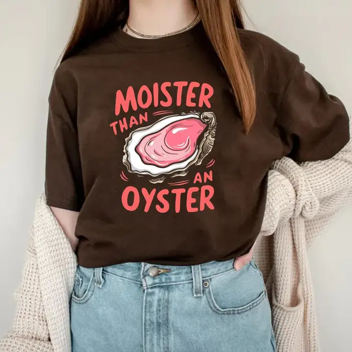 MOISTER STORAN-T-shirt rétro humoristique