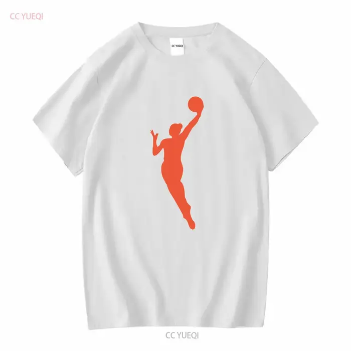 T-shirt en coton épais WNBA joueur orange seulement vintage lavé légèrement doux vêtements de créateur de mode homme unisexe polyvalent