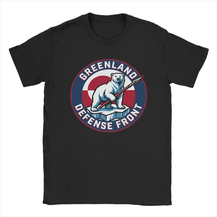 T-Shirts pour hommes Greenland Defense Front