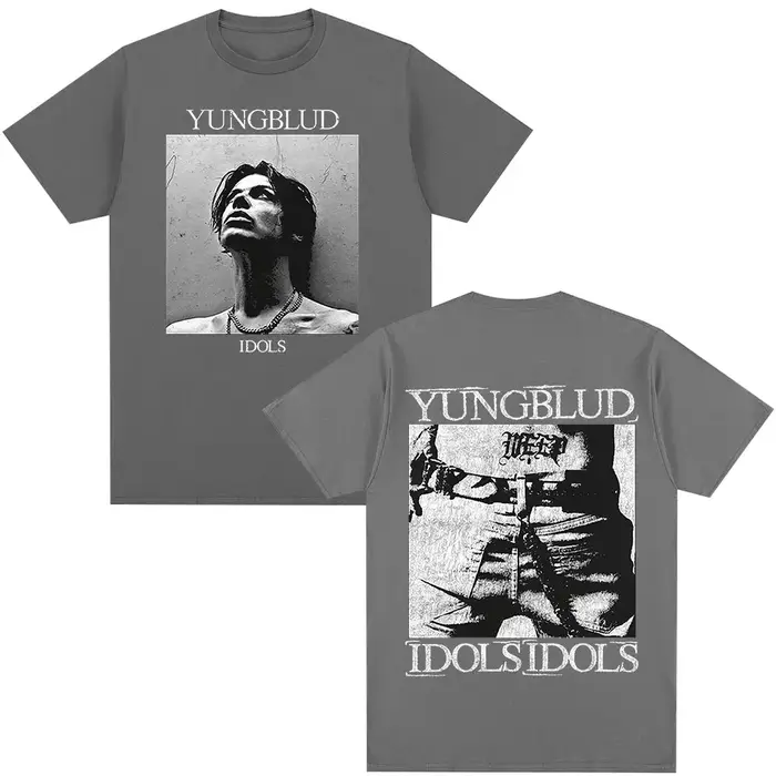 Chanteur Yungblud IDOLS Album Tour 2025 T-shirt hommes femmes vêtements Hip Hop manches courtes T-shirts surdimensionné