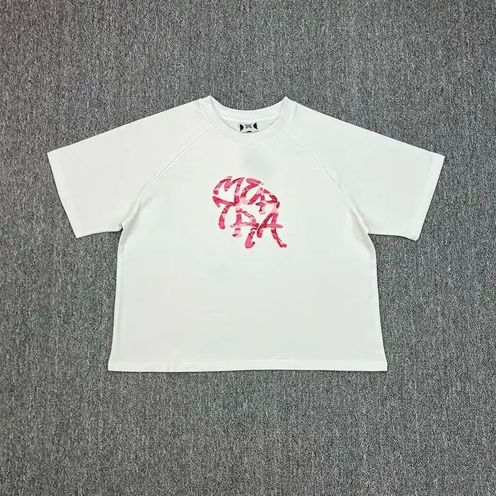 T-shirts de mode surdimensionnés Mertra de haute qualité pour hommes et femmes, en pur coton, décontractés, à manches courtes, blancs et noirs