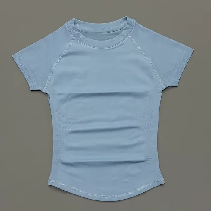 HISTELLO – haut de sport à manches courtes pour femmes, haut de yoga, vêtements d'entraînement, t-sh