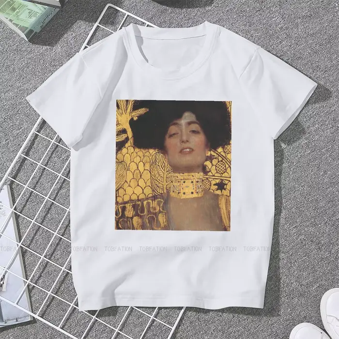 Judith – T-Shirt à manches courtes pour femme, vêtement Vintage décontracté et surdimensionné avec d