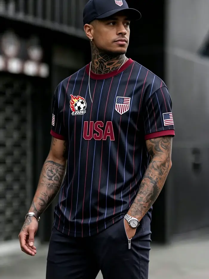 Maillot de football américain pour hommes 2026 – Idéal pour les matchs et l'entraînement. Vêtements de rue quotidiens. pour les adolescents et les jeunes adultes.