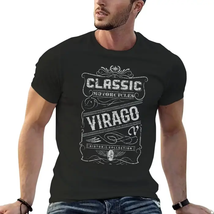 Virago-T-shirt graphique vierge pour hommes, chemises graphiques, sublime, drôle, historique, person