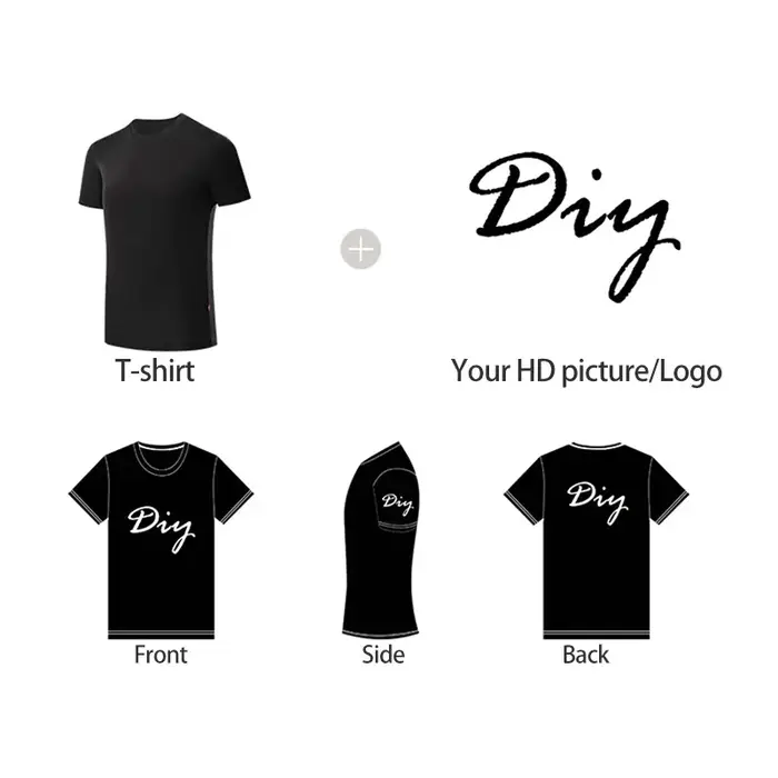 T-Shirt à Manches Courtes pour Homme et Femme