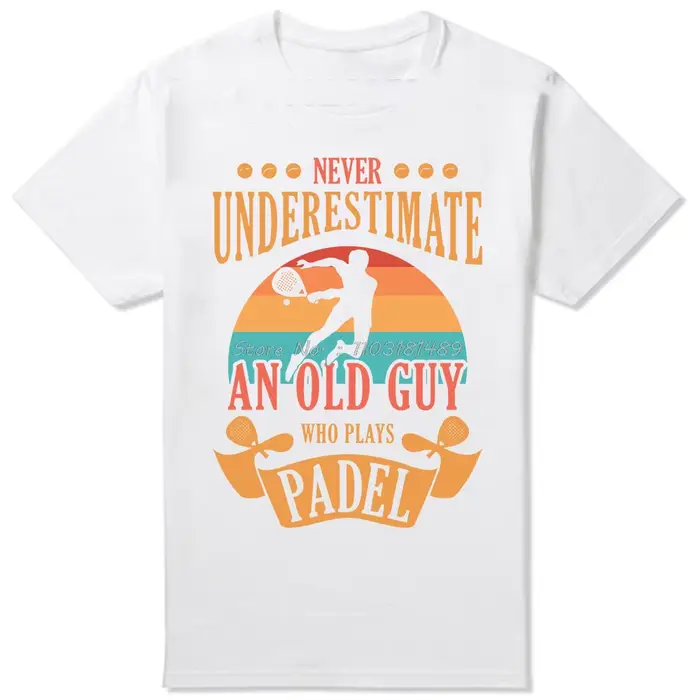 T-shirt graphique d'été en coton à manches courtes, ne sous-estimez jamais un vieil homme qui joue P