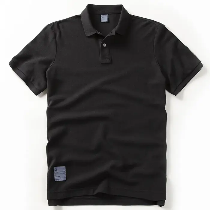 Polos lourds pour hommes, vêtements d'été à manches courtes, Style américain, à la mode, pour jeunes