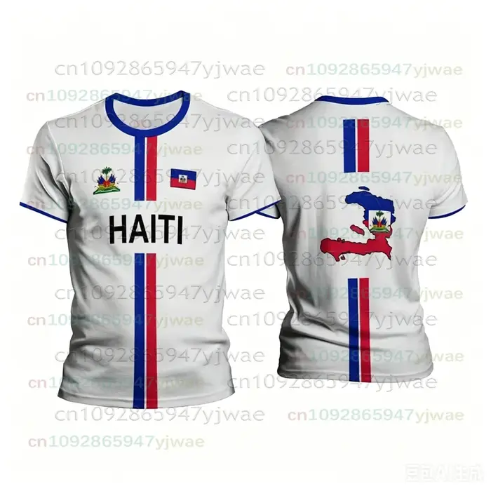 T-shirts de football Haïti pour hommes