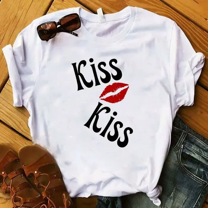 T-shirt imprimé Just A Women Who Loves Hurcycles