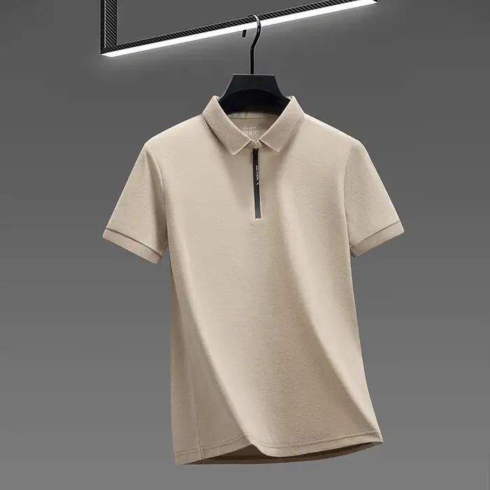 Nouveau Polo Homme 2026 à Col Zippé