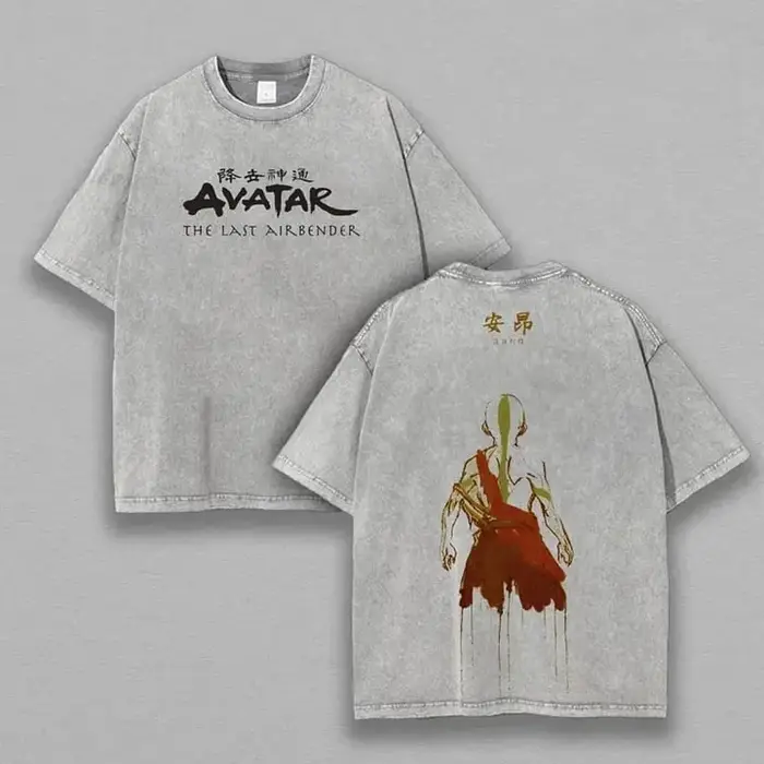 Avatar Aang Manga T-shirt Hommes Femmes Vêtements