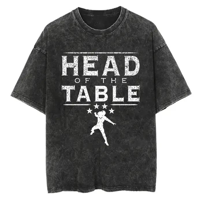 Roman Reigns T-shirt col rond manches courtes coton lavé T-shirt femmes hommes Streetwear vêtements de mode