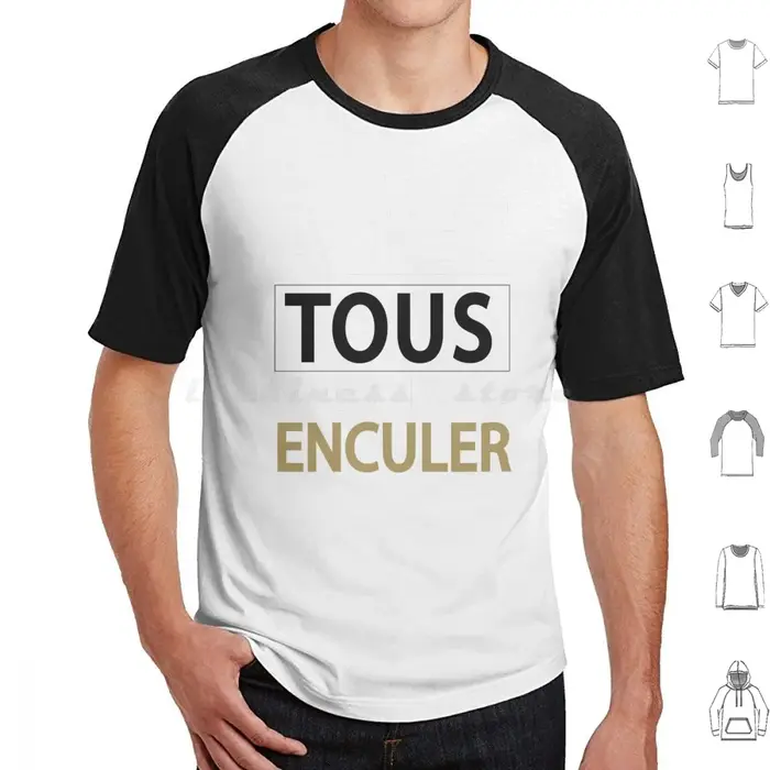 Jean Marie Bigard-Aller Vous Faire Enculer T-shirt en Coton pour Hommes et Femmes