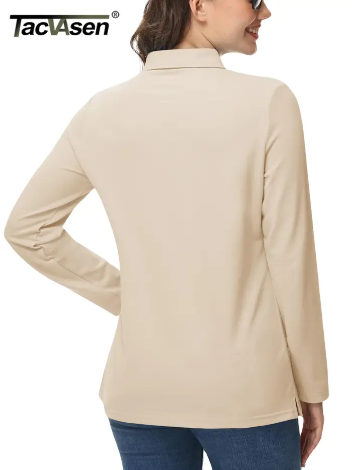 Polos à manches longues pour femmes