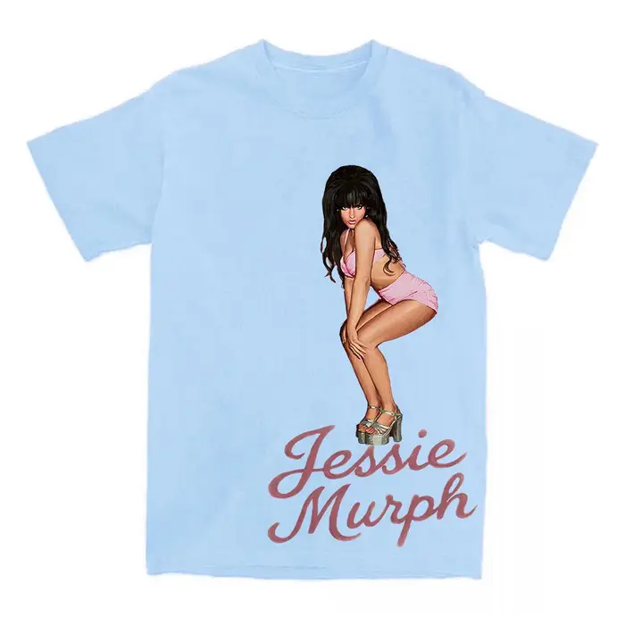 Peint dame T-shirt Jessie Murph sexe hystérie Album impression