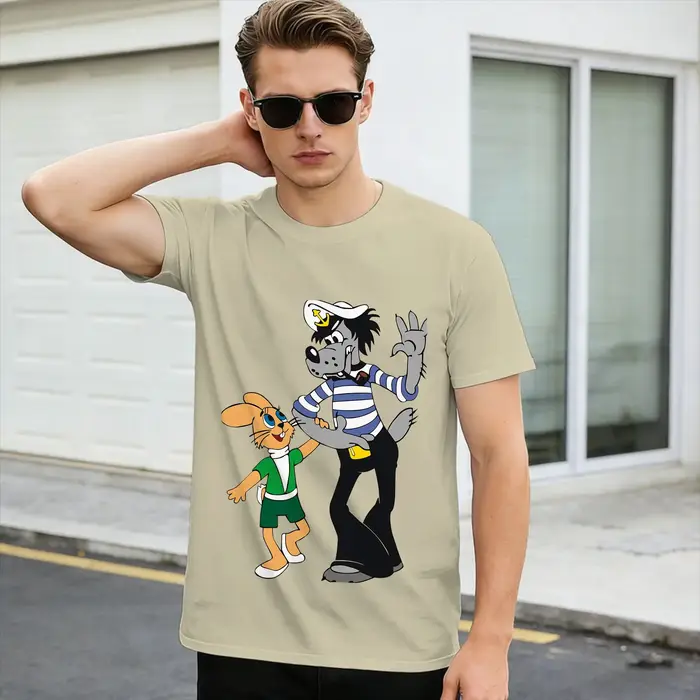T-shirt d'été en coton pour hommes