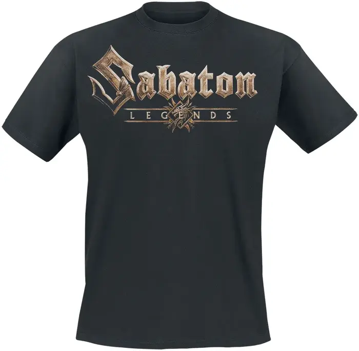 T-Shirt Sabaton pour hommes et femmes, Vintage, avec Logo de groupe de Rock en métal, 100% coton, St
