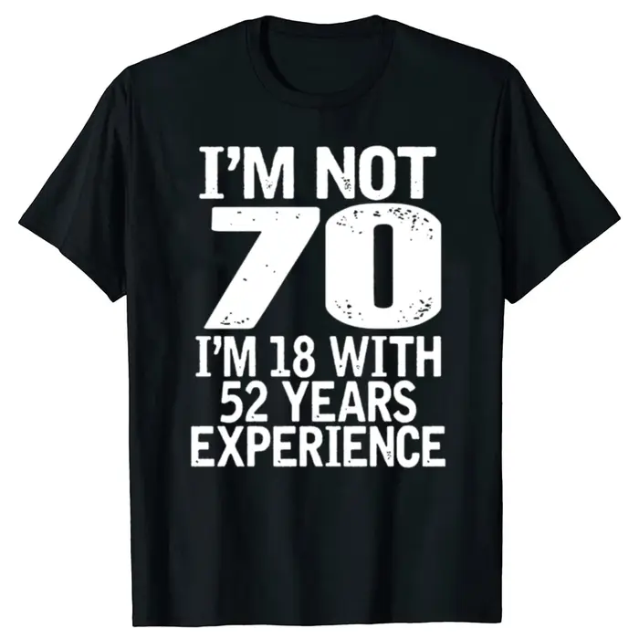 T-shirt d'anniversaire pour homme