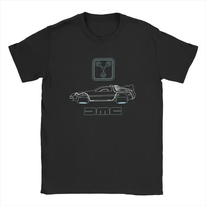 Retour vers le futur T-Shirt pour hommes Delorean et condensateur de Flux