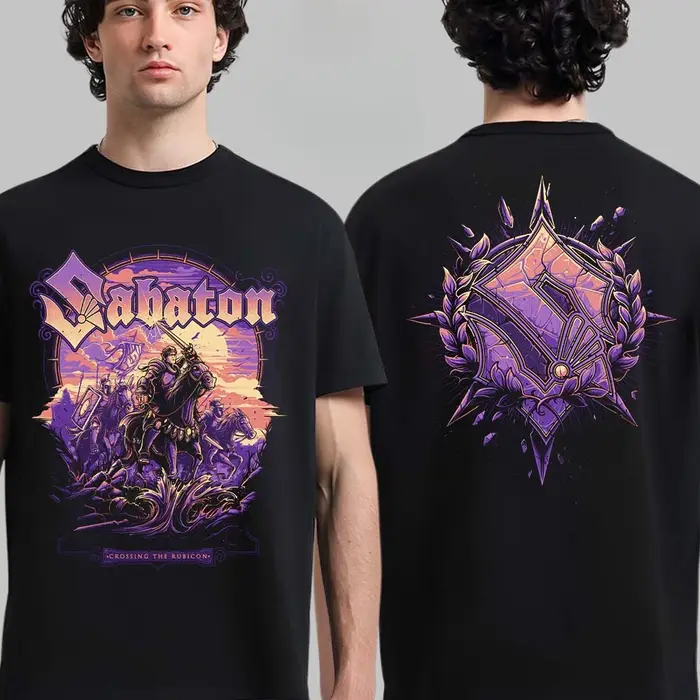 T-shirt unisexe Sabaton en coton 2026