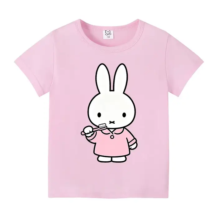 Miffy – T-shirt à col rond pour enfants