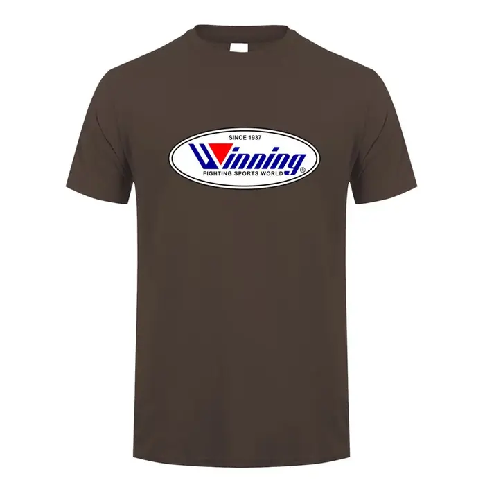 Gagner boxe t-shirt été hommes coton à manches courtes T-shirts gagnant