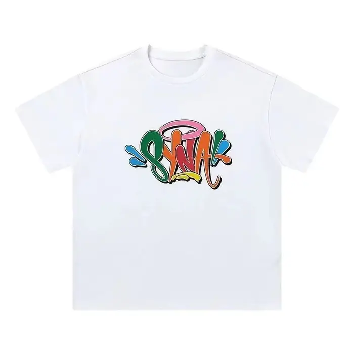 T-Shirt à manches courtes pour hommes et femmes, marque de luxe américaine, en coton, été Y2k, vêtem