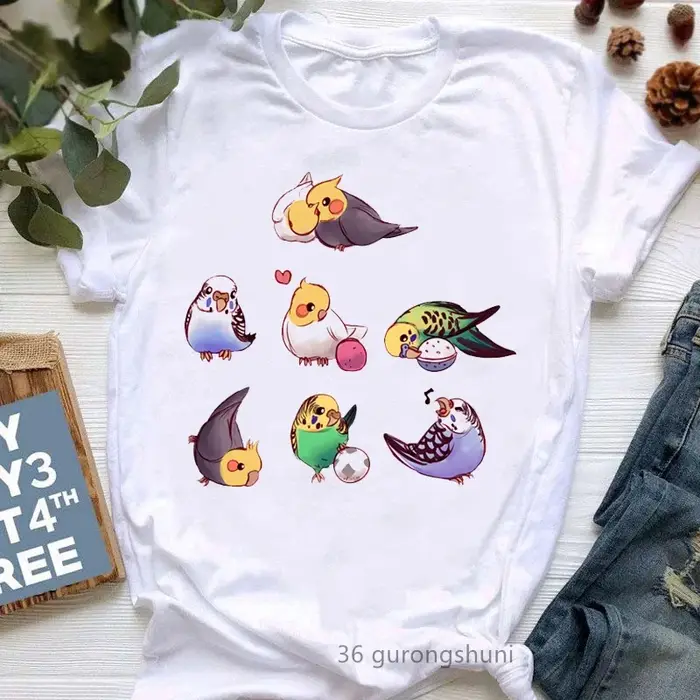 T-shirt imprimé graphique pour femme