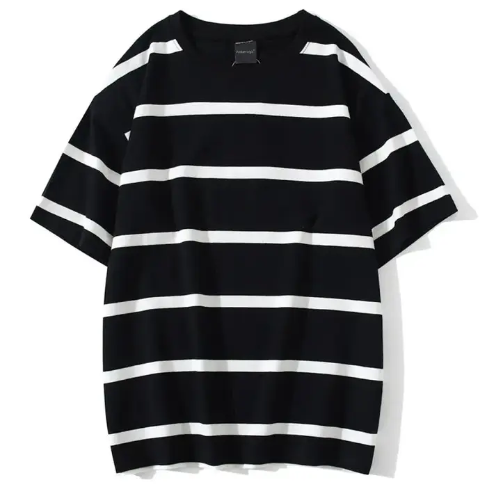 Mew hommes t-shirt couleur bloc impression 3 couleurs en option t-shirts Simple haute rue basique tout Match Cargo hauts