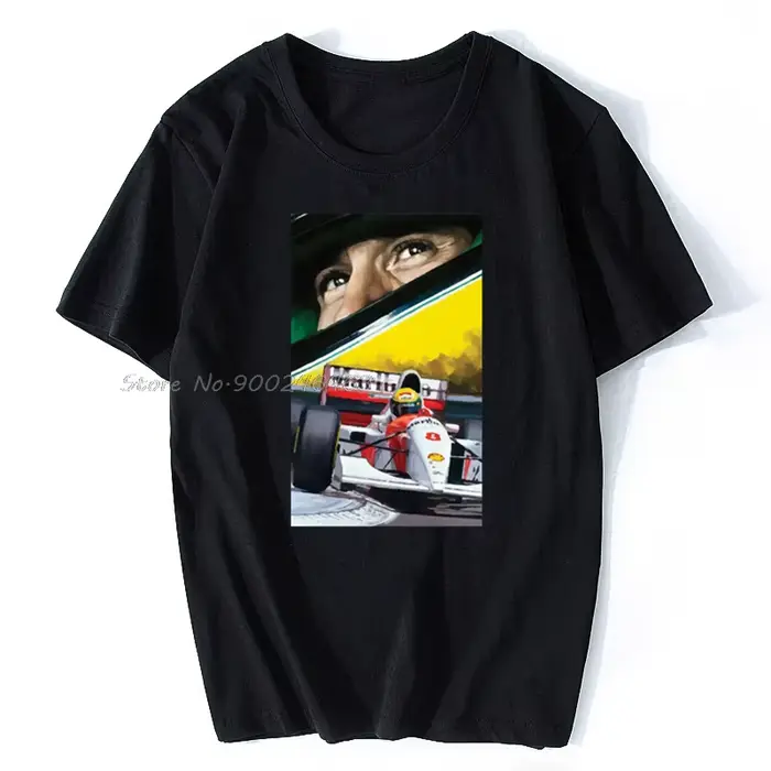Ayrton – T-Shirt unisexe F1 pour hommes, vêtement de sport automobile brésilien