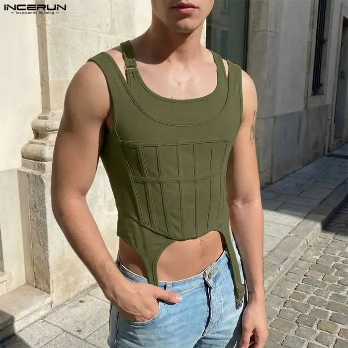 INCERUN – Nouveaux ensembles deux pièces débardeurs pour hommes