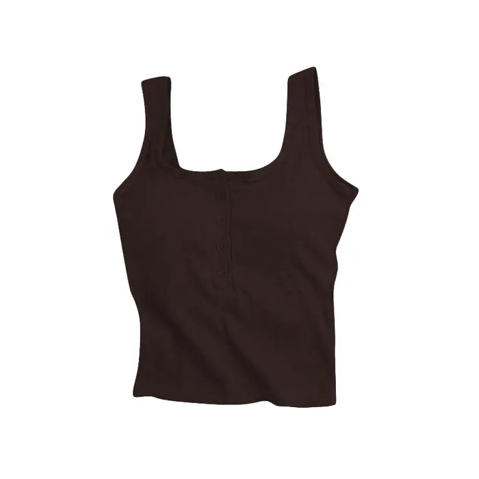 Camisole Slim sans manches à bretelles Spaghetti pour femmes