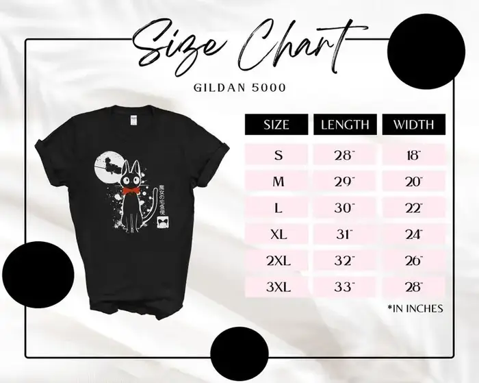 T-shirt Kiki Cat encré