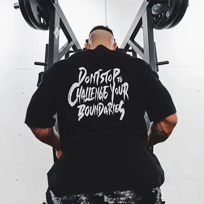 T-shirt en coton à manches courtes pour hommes