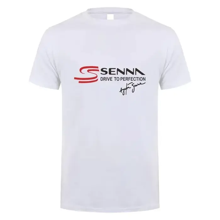 Nouveau héros Ayrton Senna t-shirt hommes à manches courtes coton T-shirts drôle Cool homme t-shirt
