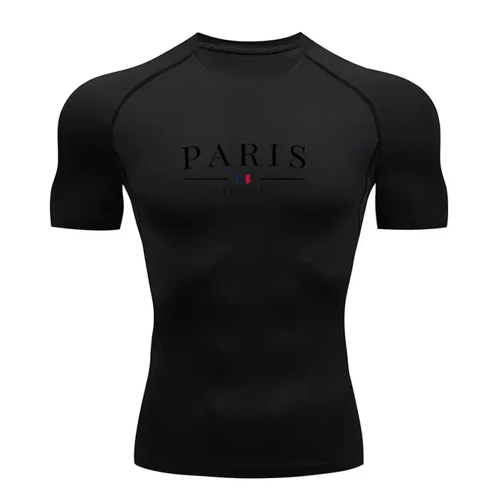 T-shirt de sport moulant pour homme